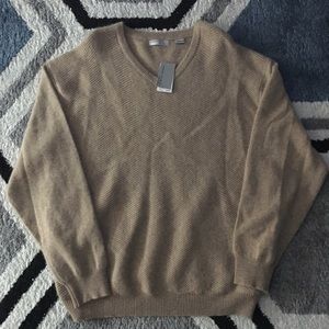 American Blue 100% Pure Cashmere Tan Pullover